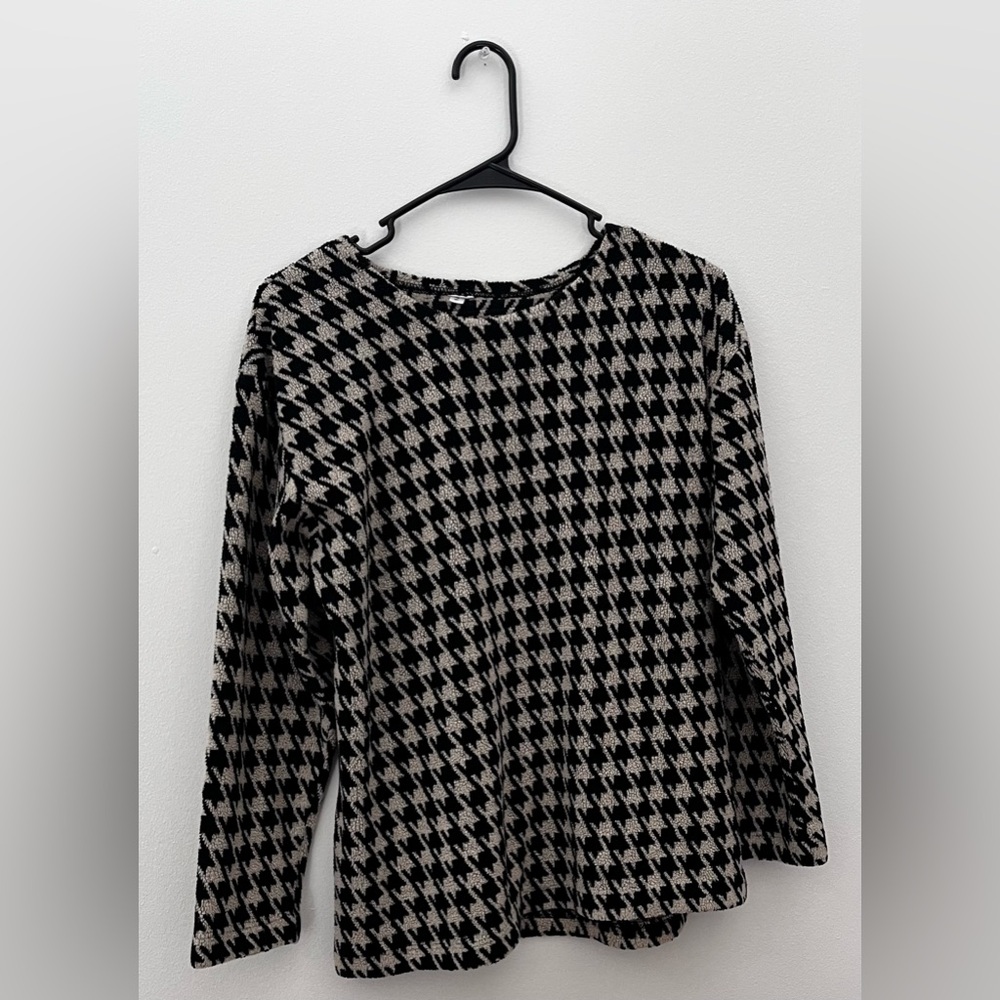 Kerrits Houndstooth Long Sleeve Top